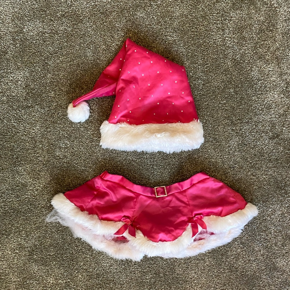 Victoria’s Secret Santa hat and skirt